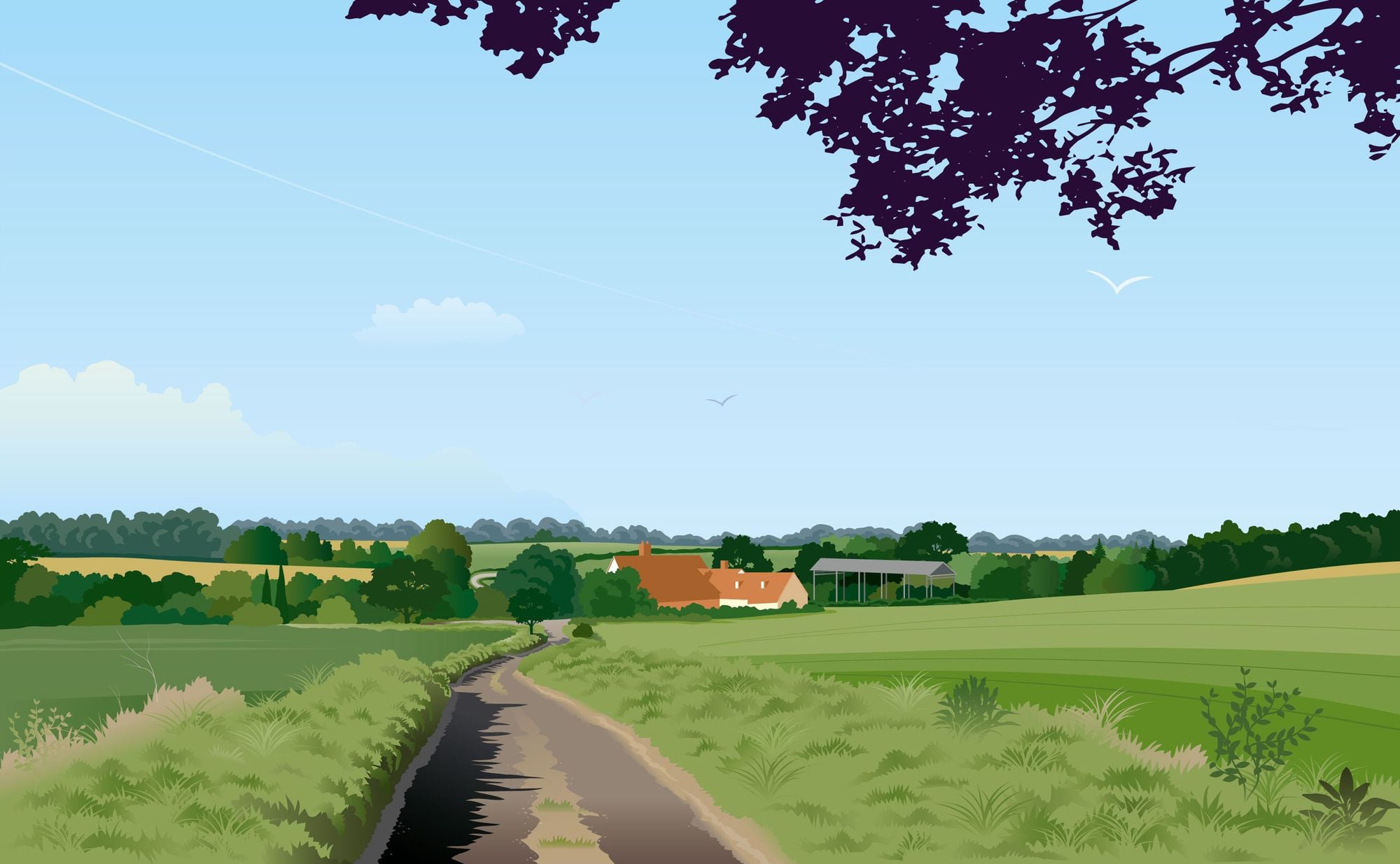The 1066 Country Walk is a is a 31-mile, low-level route in southern England. Illustration: Getty