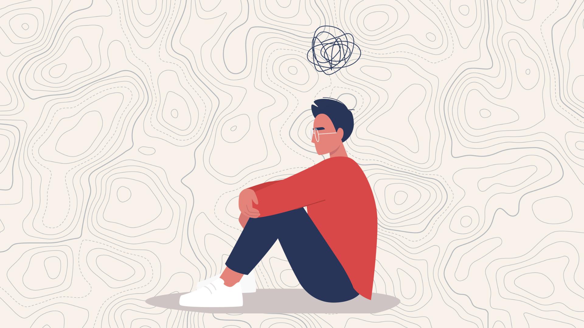 Postnatal depression affects as many as one in every 10 men. Illustrations: Getty