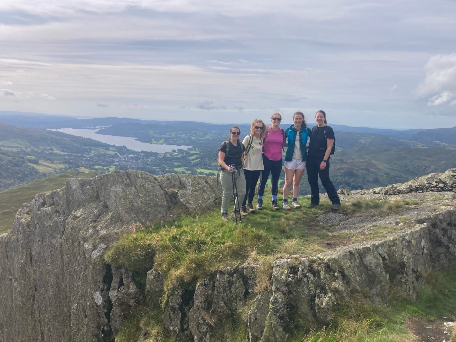 The author on a group hike in the Lake District in England. Photo: Rebecca Crowe