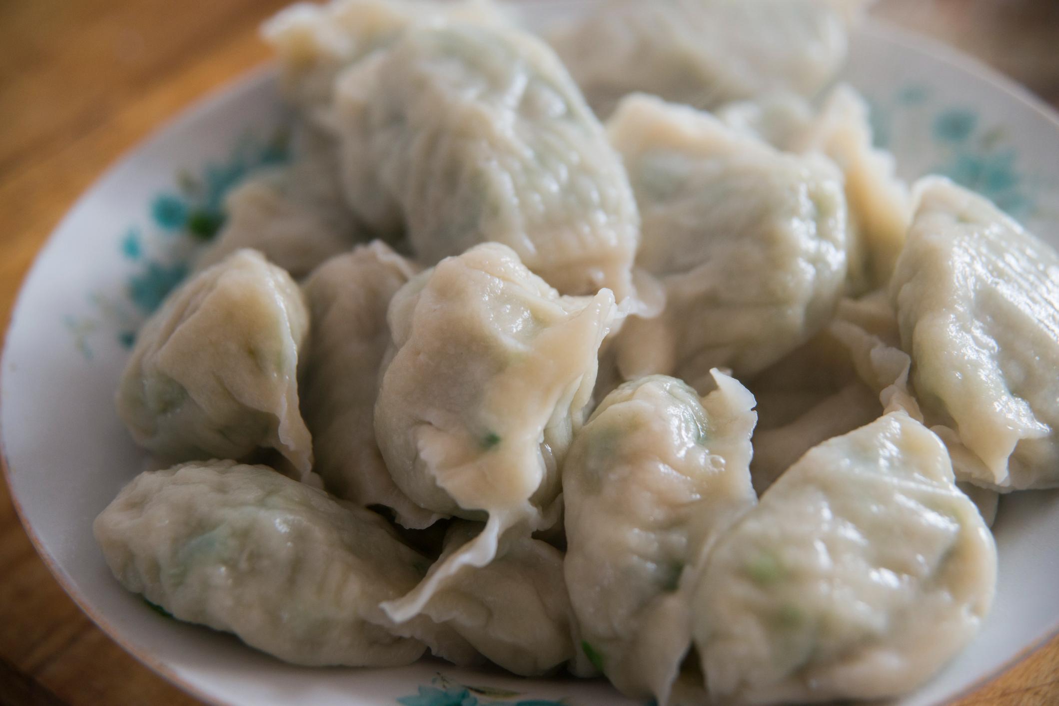 Traditional, handmade Chinese dumplings. Photo: Getty