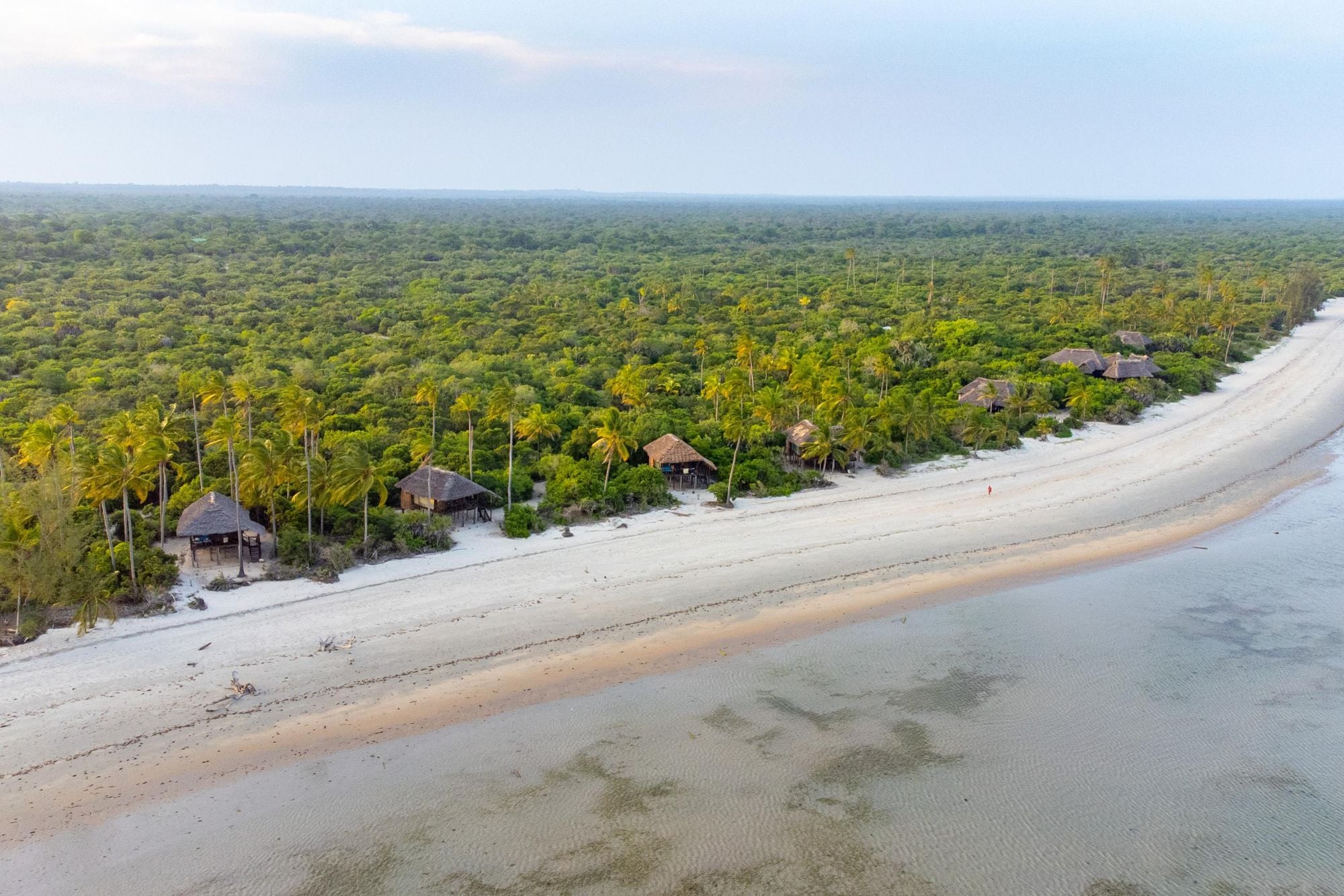On the edge of the Indian Ocean in Saadani National Park. Photo: A Tent With a View