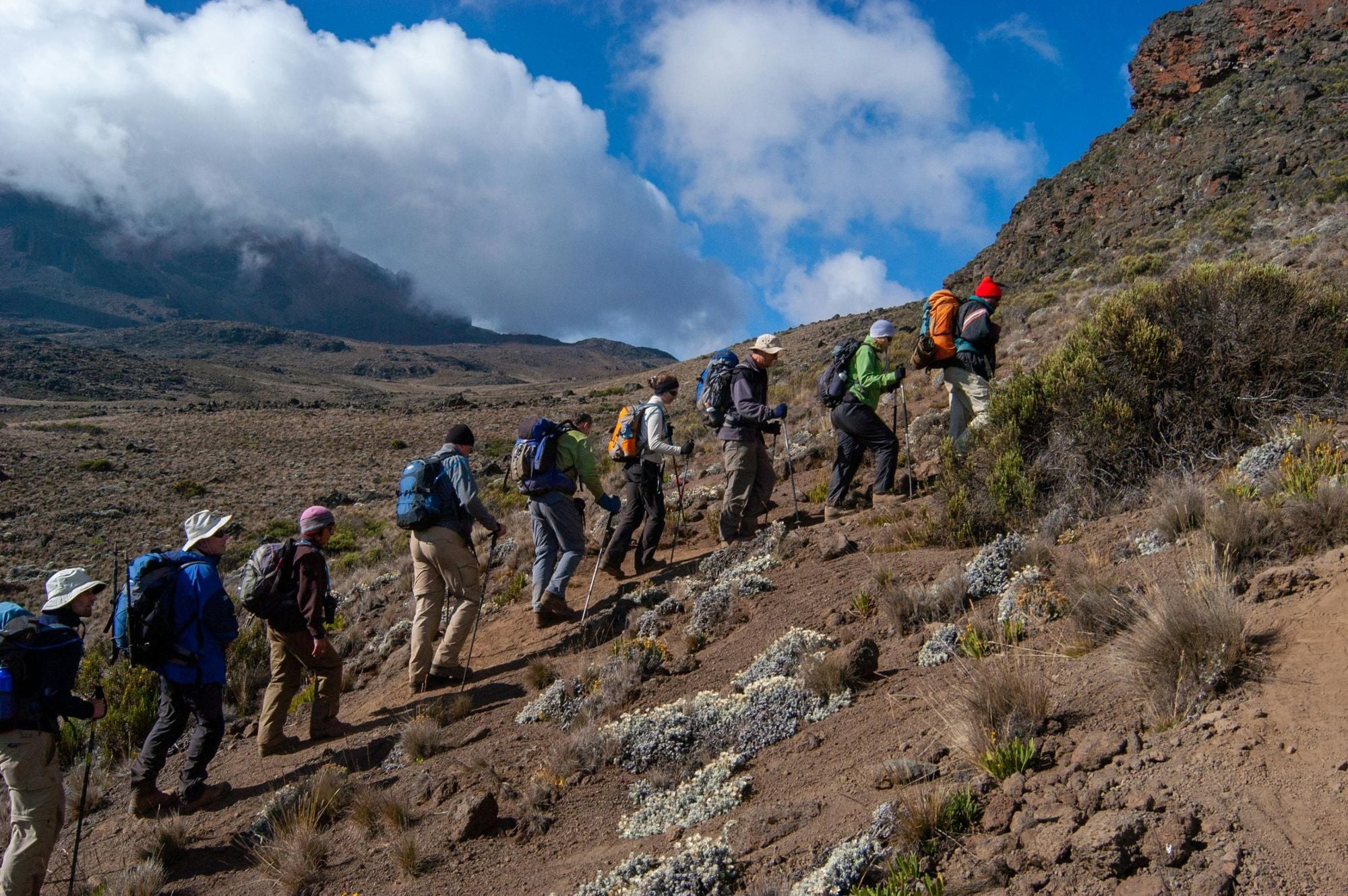 One consideration on Kilimanjaro should be about group size. How many people do you want to be travelling with? Photo: Crispin Jones via UnSplash