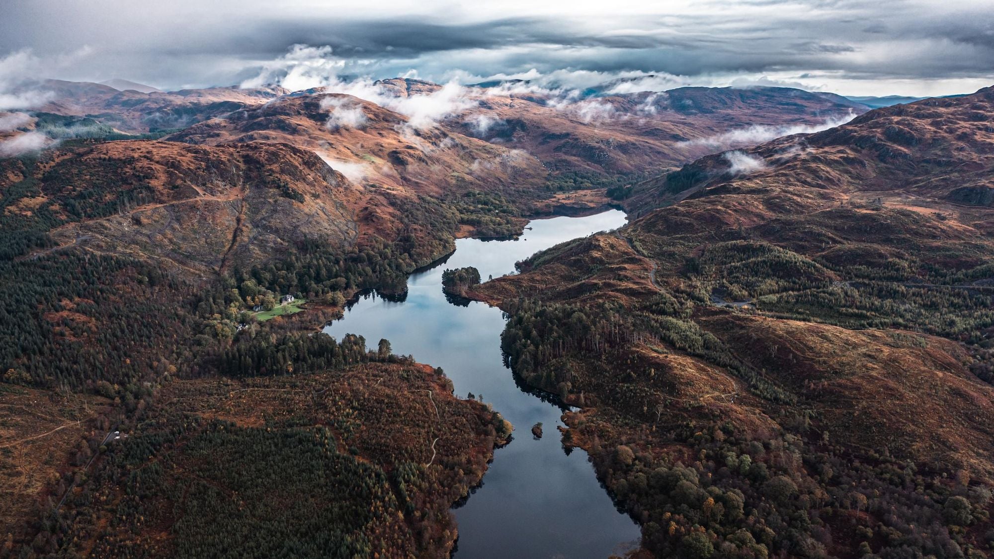 Loch Trool is one of the most popular lochs in the Galloway Forest Park, overlooked by Bruce's Stone. Photo: Getty