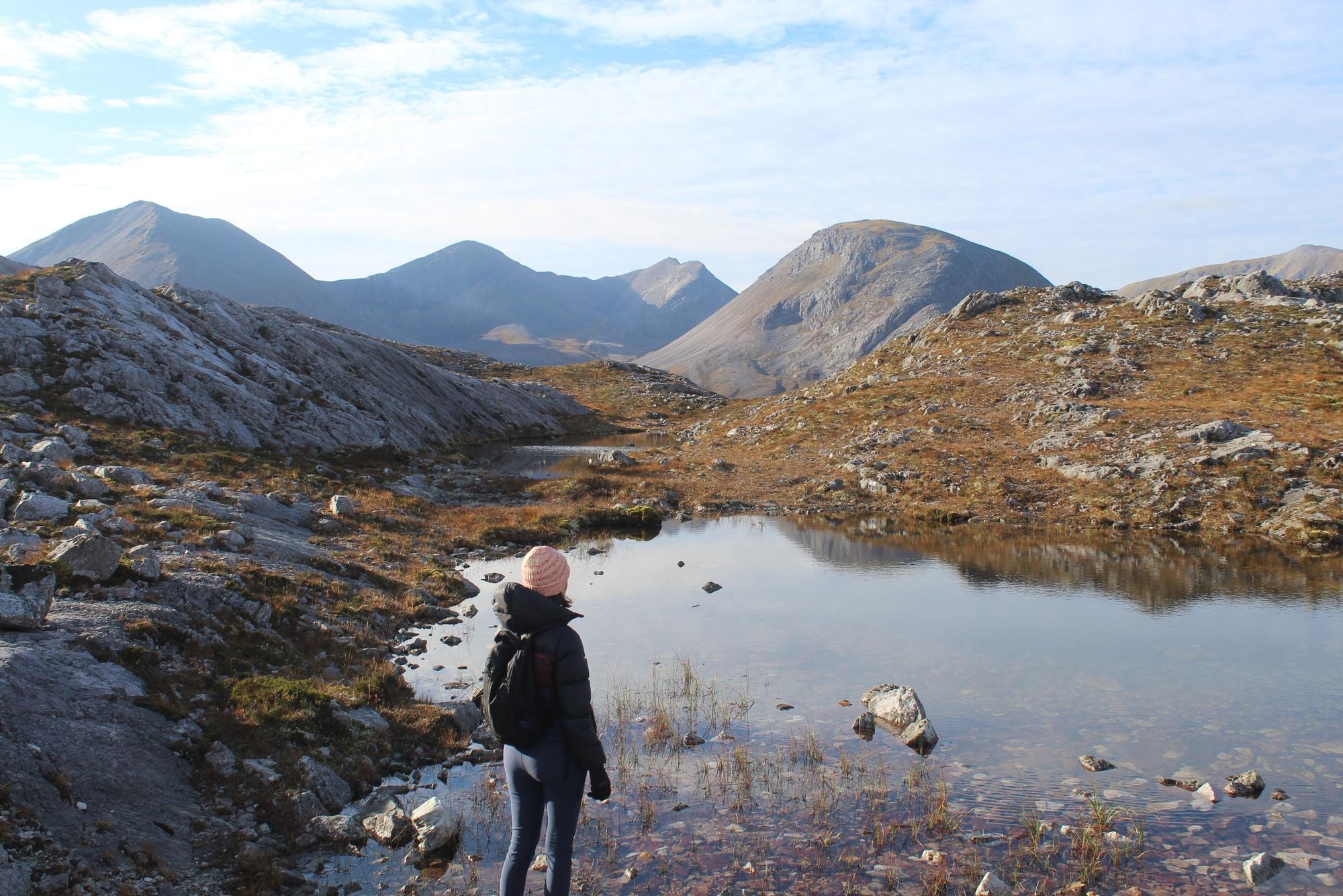 The Beinn Eighe ridgeline in the distance, viewed from the mountain trail. Photo: Stuart Kenny