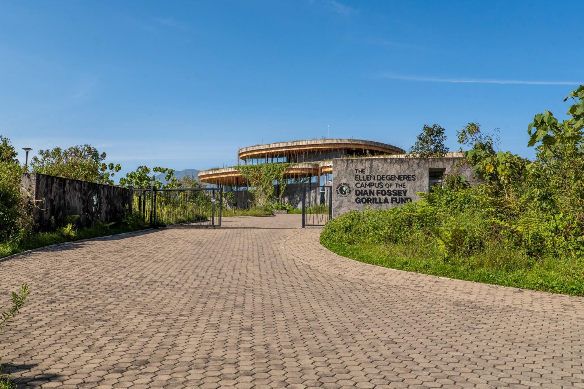 The Ellen DeGeneres Campus of the Dian Fossey Gorilla Fund. Photo: Erikafossey, CC BY 4.0, via Wikimedia Commons
