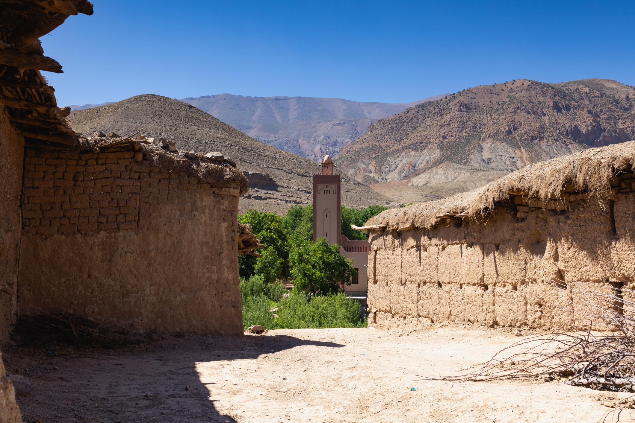 A Mosque in Happy Valley, in the Aït Bouguemez Valley. Photo: Getty