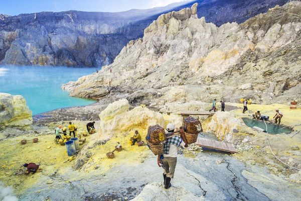 Hiking to the Blue Flames of Ijen