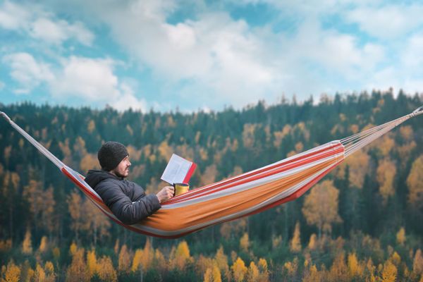  Leggere tutta la notte su un'amaca sul sentiero degli Appalachi? Potresti essere tu, sai... Foto: Getty 