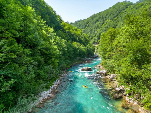 Packrafting on the Tara River in Montenegro